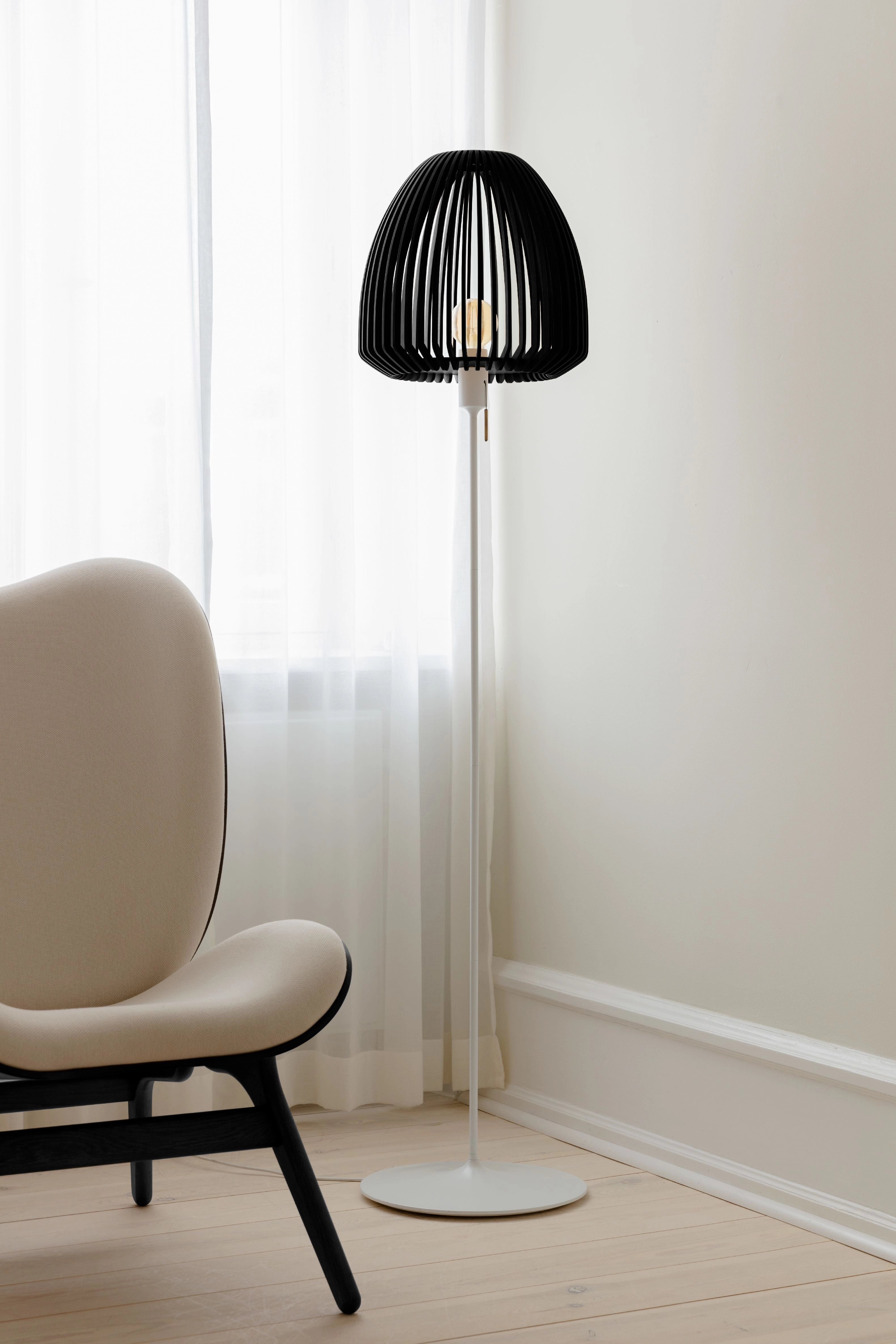 Umage Clava Wood Lampshade, Black Oak