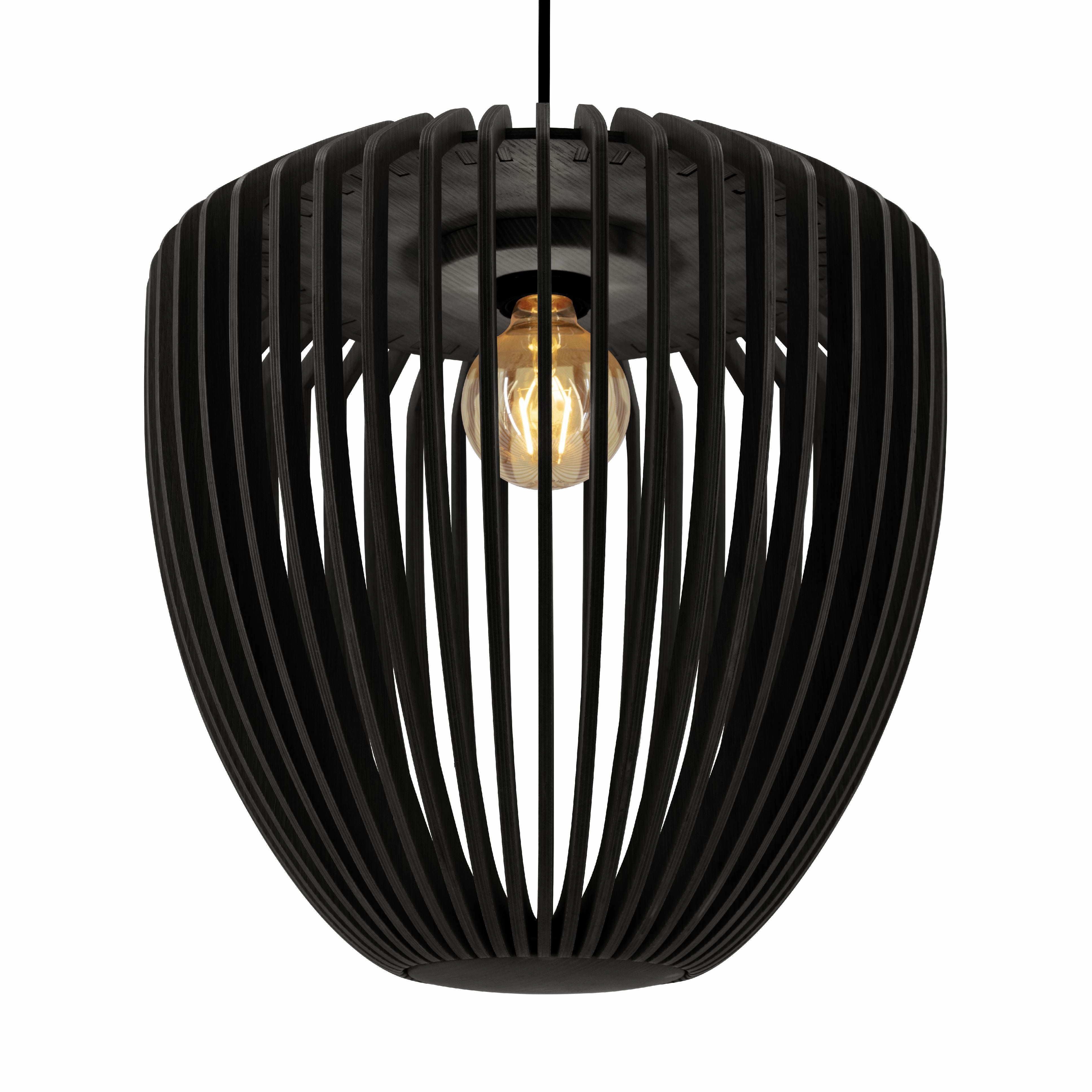 Umage Clava Wood Lampshade, Black Oak