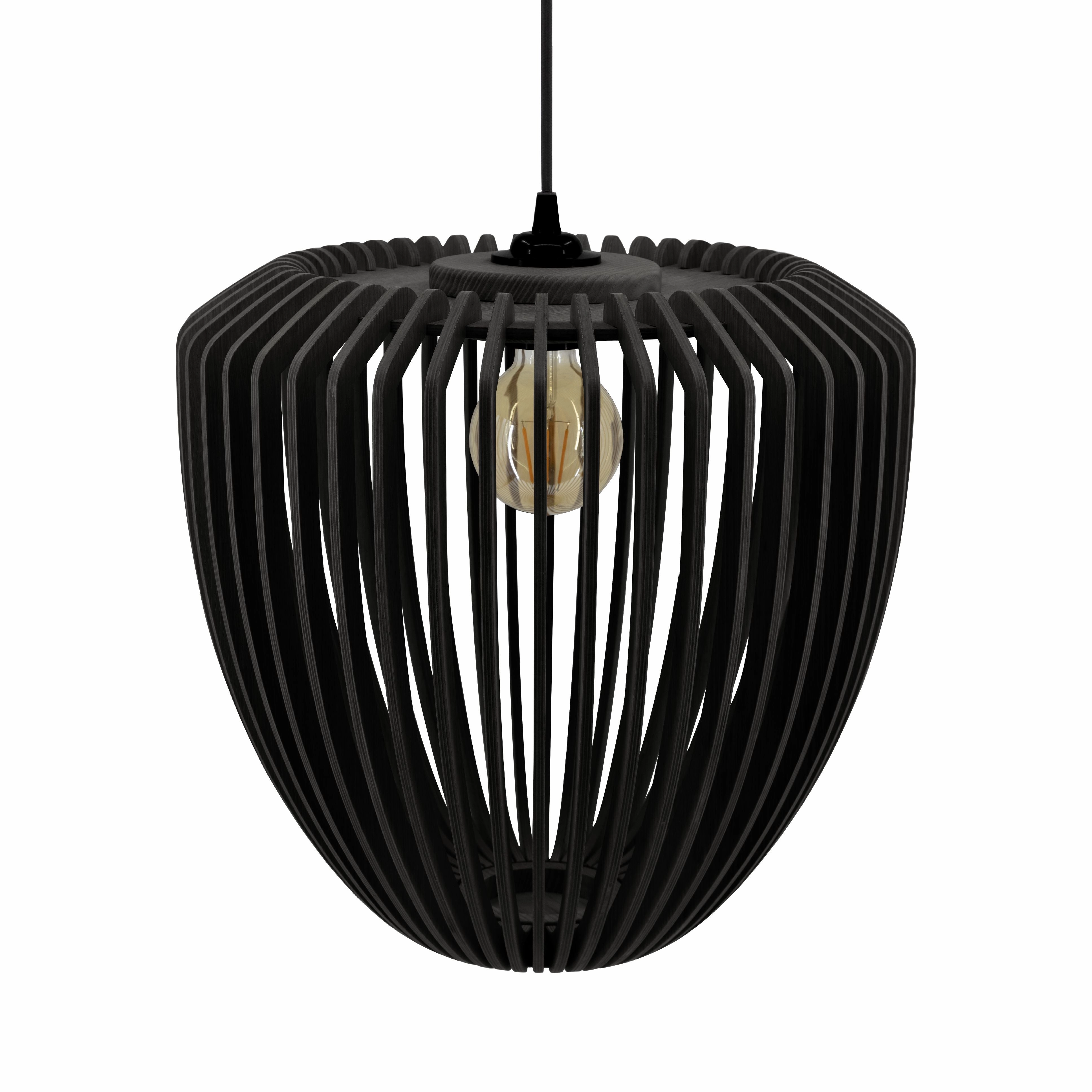Umage Clava Wood Lampshade, Black Oak