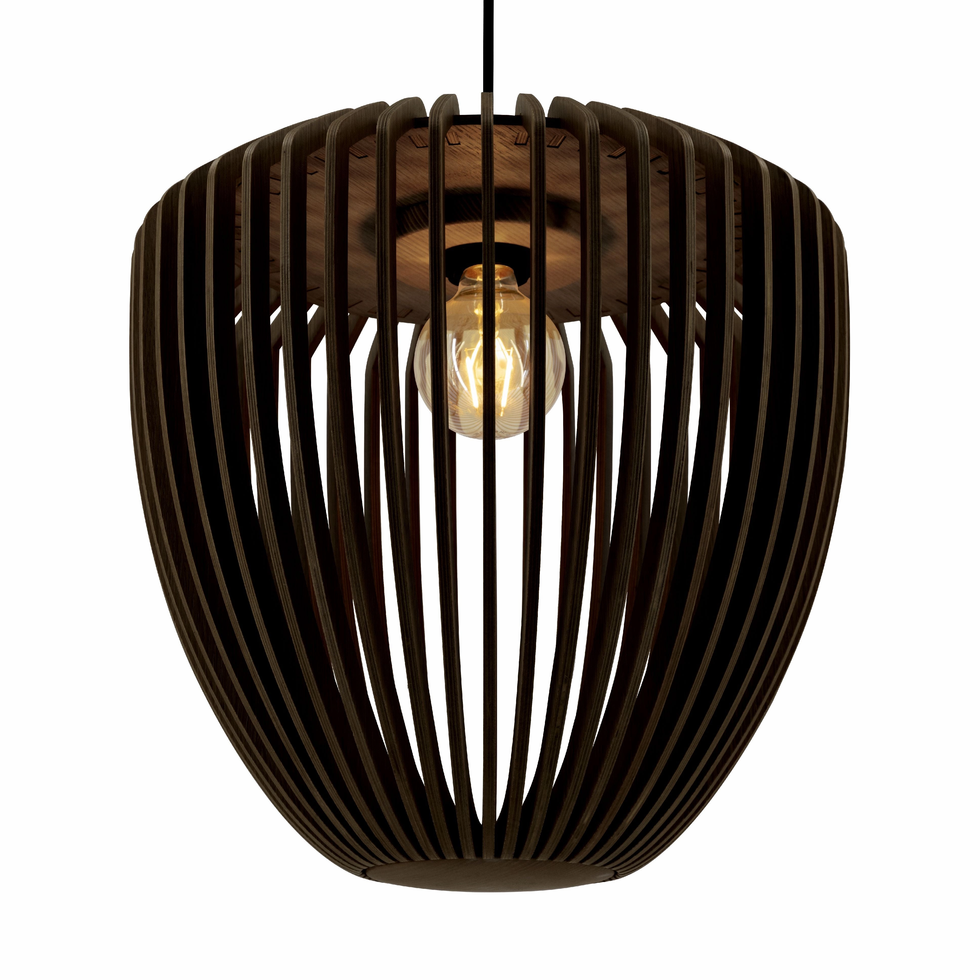 Umage Clava Wood Lampshade, Dark Oak
