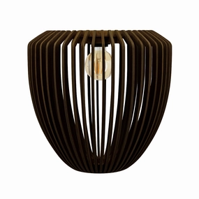 Umage Clava Wood Lampshade, Dark Oak decorative indoor light