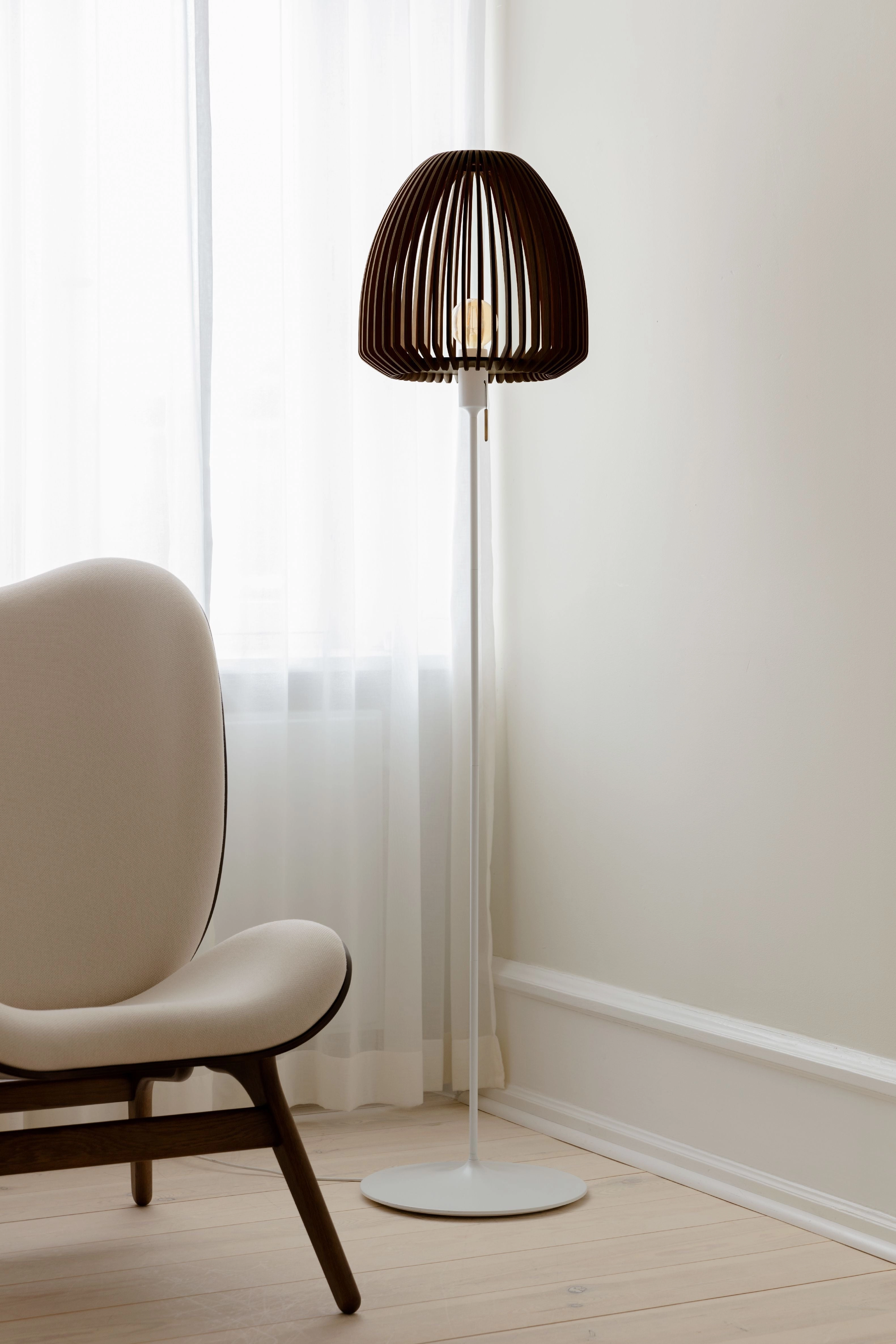 Umage Clava Wood Lampshade, Dark Oak