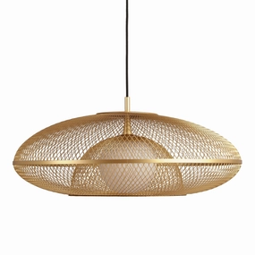 Umage Faraday Lampshade Brushed Brass, Large decorative indoor light