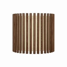 Umage Komorebi Lampshade Dark Oak Circle, Medium decorative indoor light