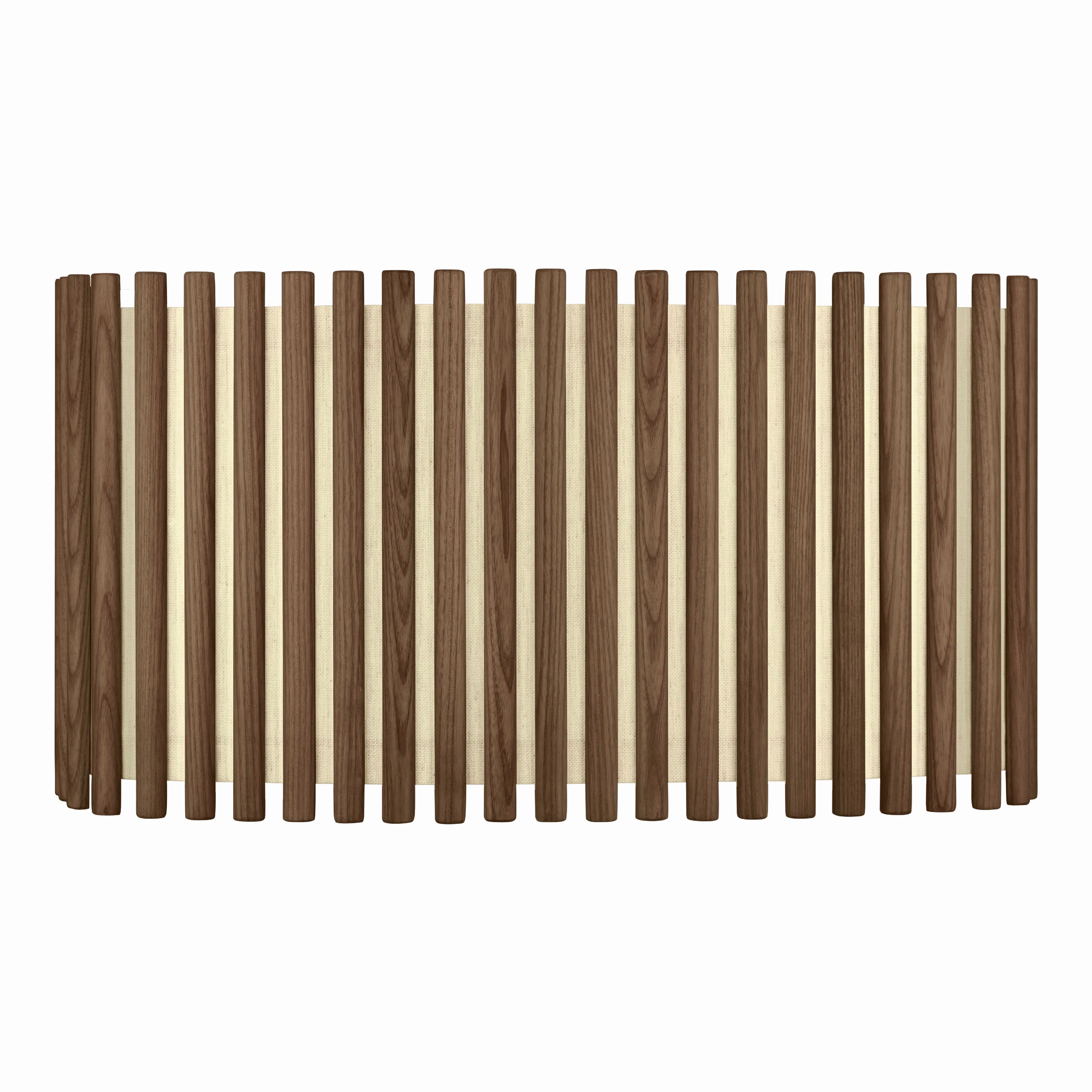 Umage Komorebi Lampshade Dark Oak Rectangular, Large decorative indoor light