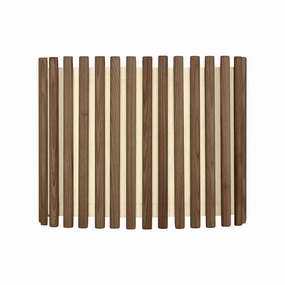Umage Komorebi Lampshade Dark Oak Rectangular, Medium decorative indoor light