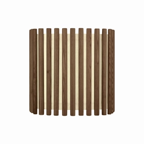 Umage Komorebi Lampshade Dark Oak Square, Medium decorative indoor light