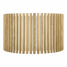 Umage Komorebi Lampshade Oak Circle, Large decorative indoor light