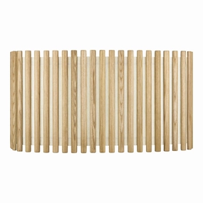 Umage Komorebi Lampshade Oak Rectangular, Large decorative indoor light