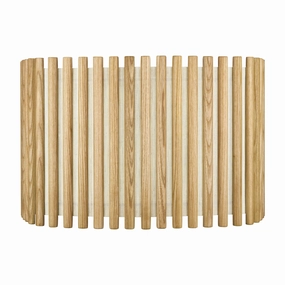 Umage Komorebi Lampshade Oak Square, Large decorative indoor light
