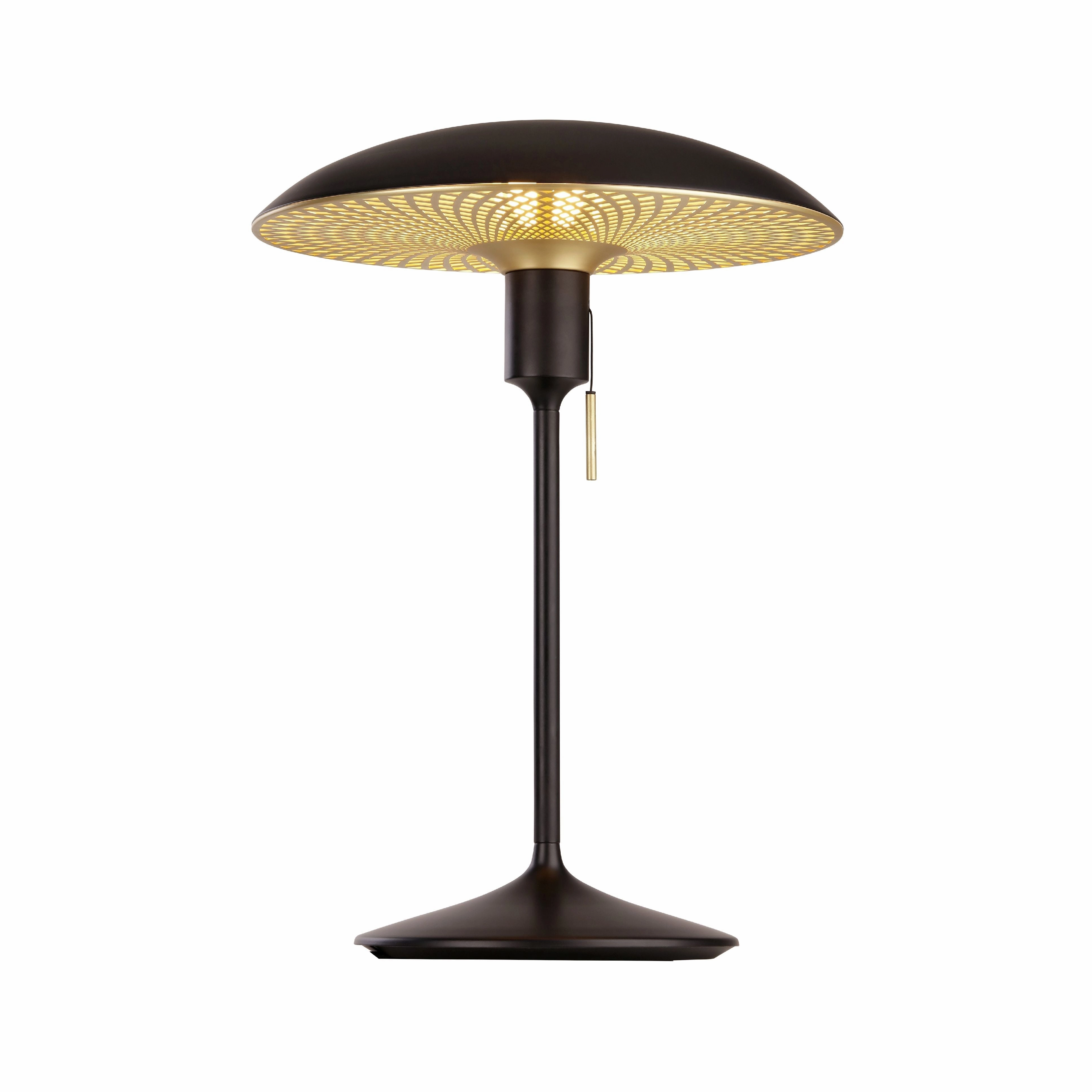 Umage Manta Ray Lampshade, Black Brass
