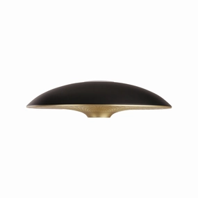 Umage Manta Ray Lampshade, Black Brass decorative indoor light