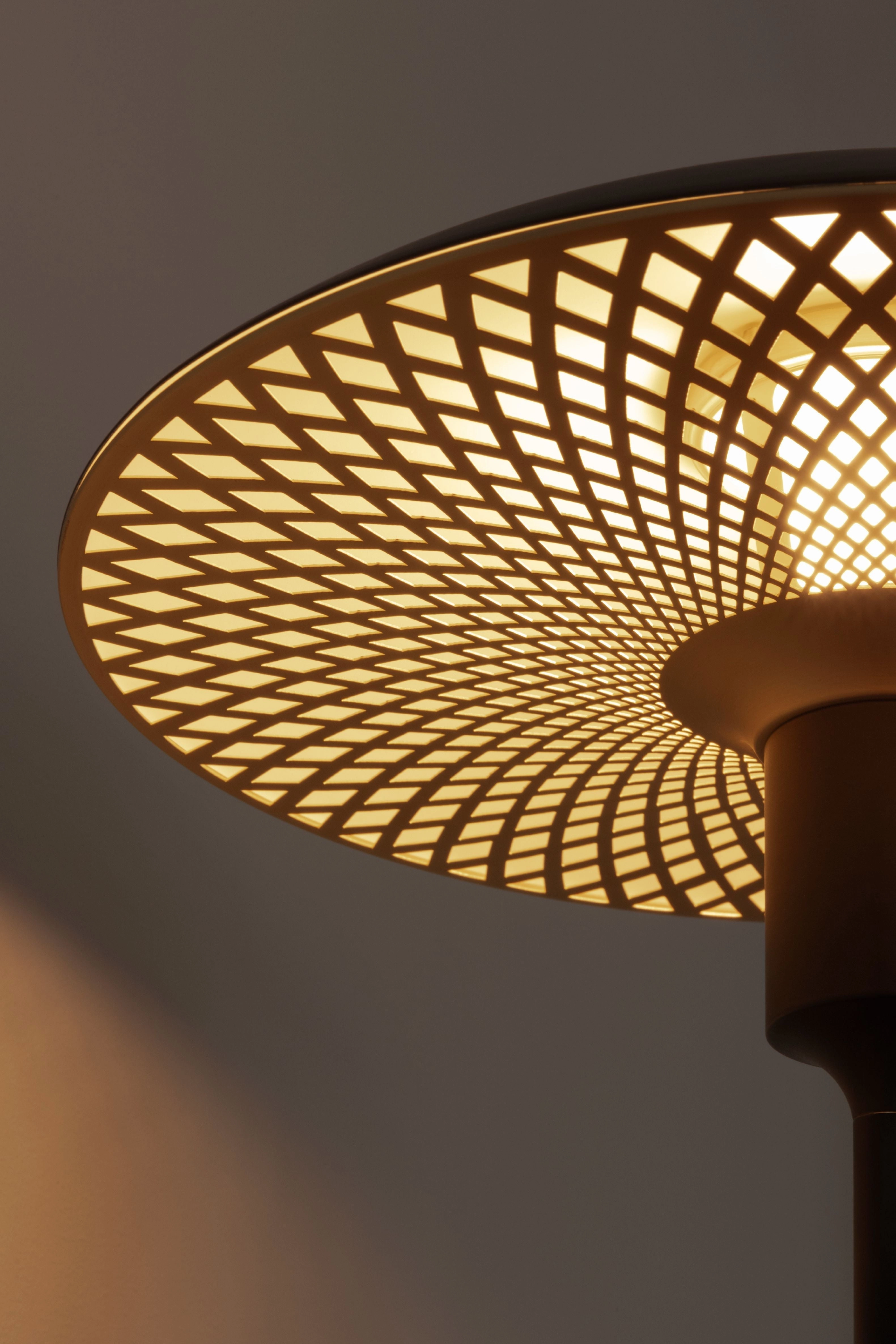 Umage Manta Ray Lampshade, Black Brass