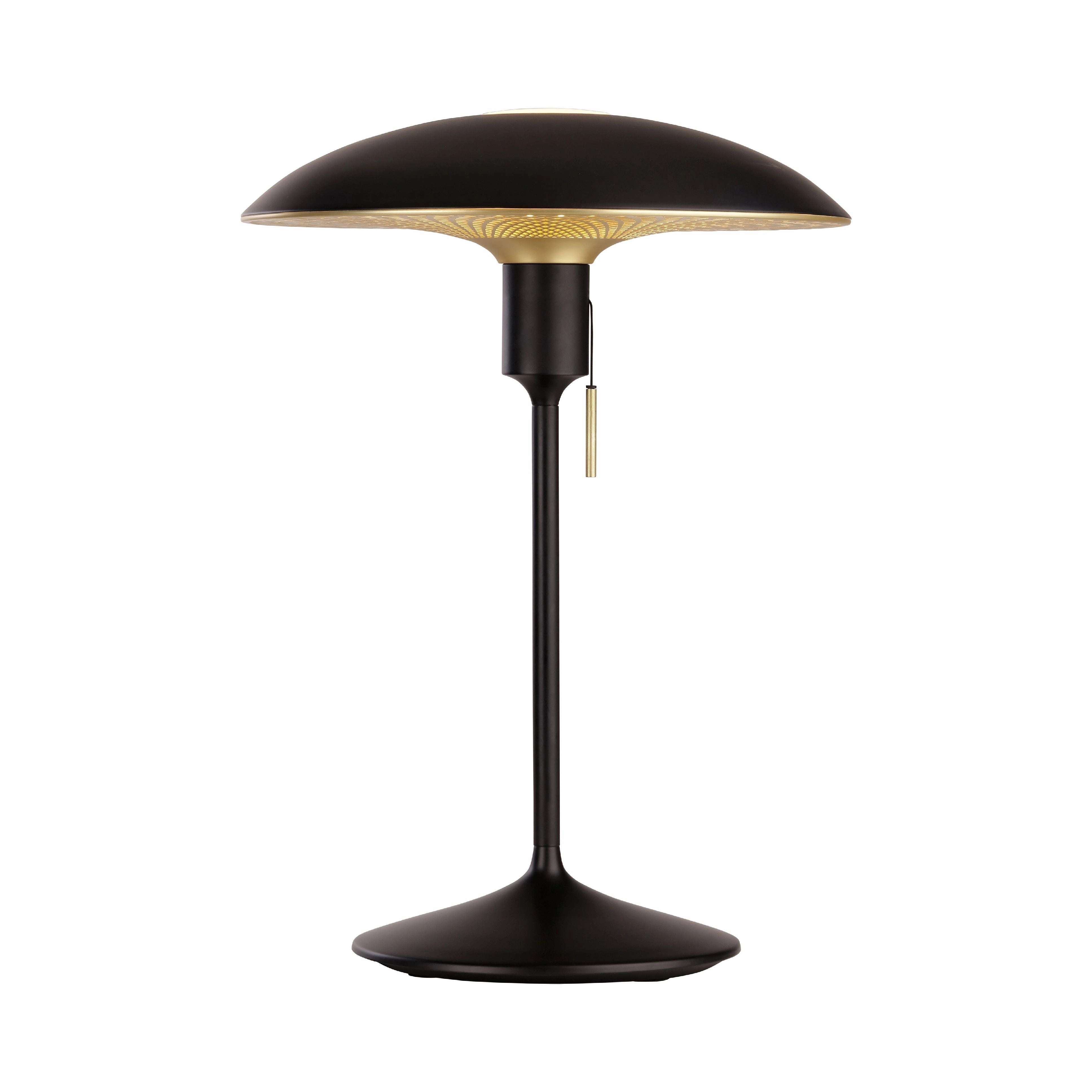 Umage Manta Ray Lampshade, Black Brass