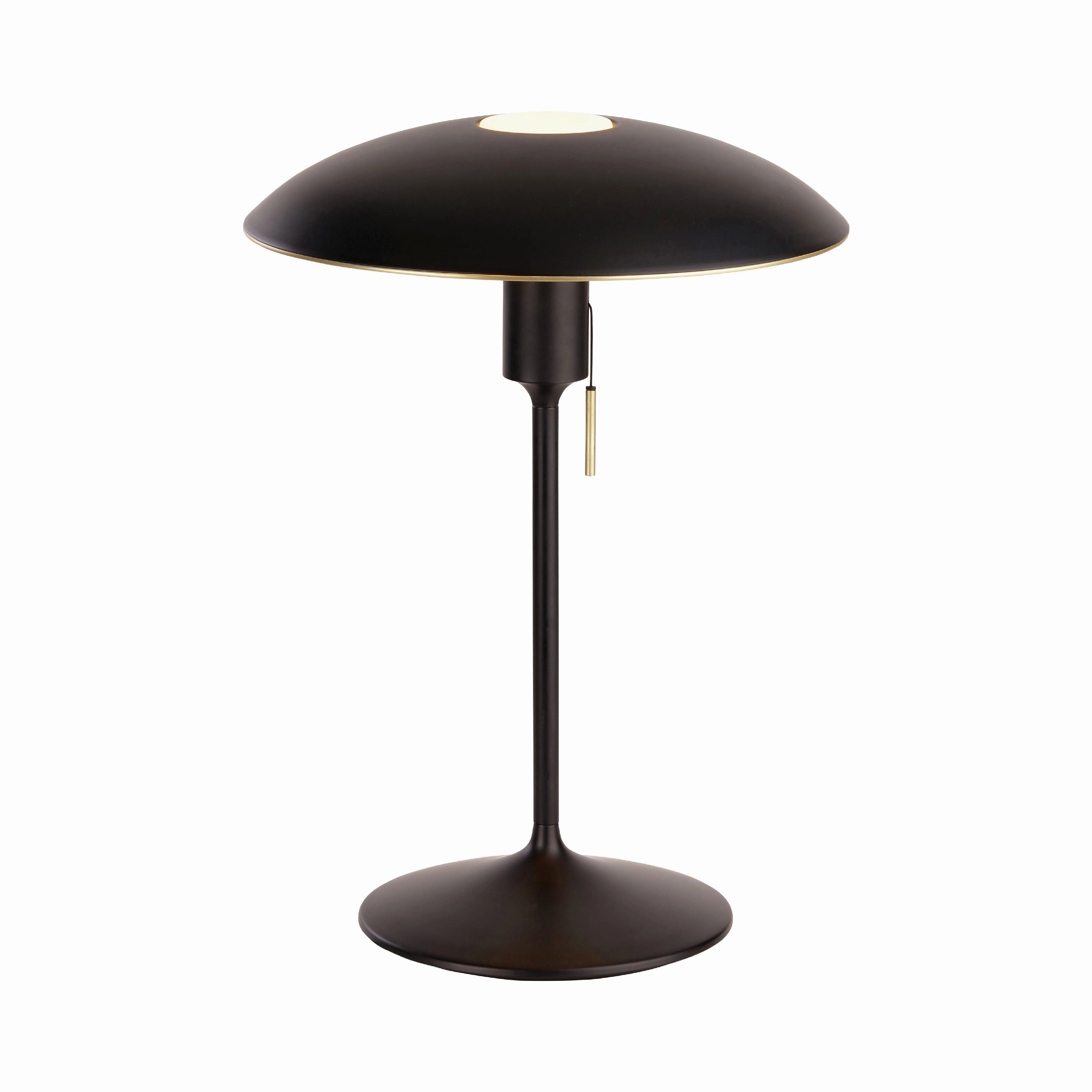 Umage Manta Ray Lampshade, Black Brass