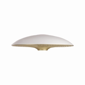 Umage Manta Ray Lampshade, White Brass decorative indoor light