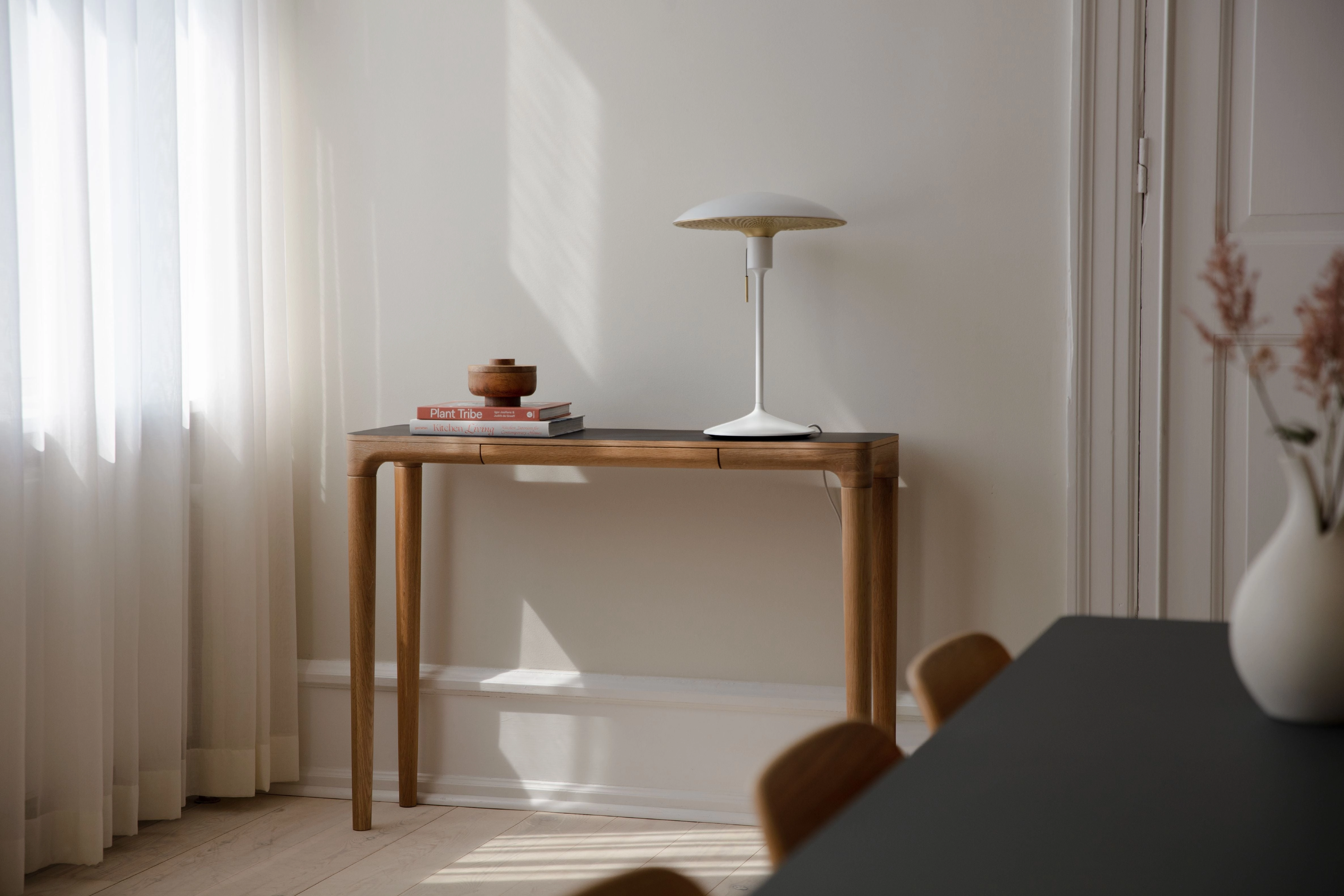 Umage Manta Ray Lampshade, White Brass