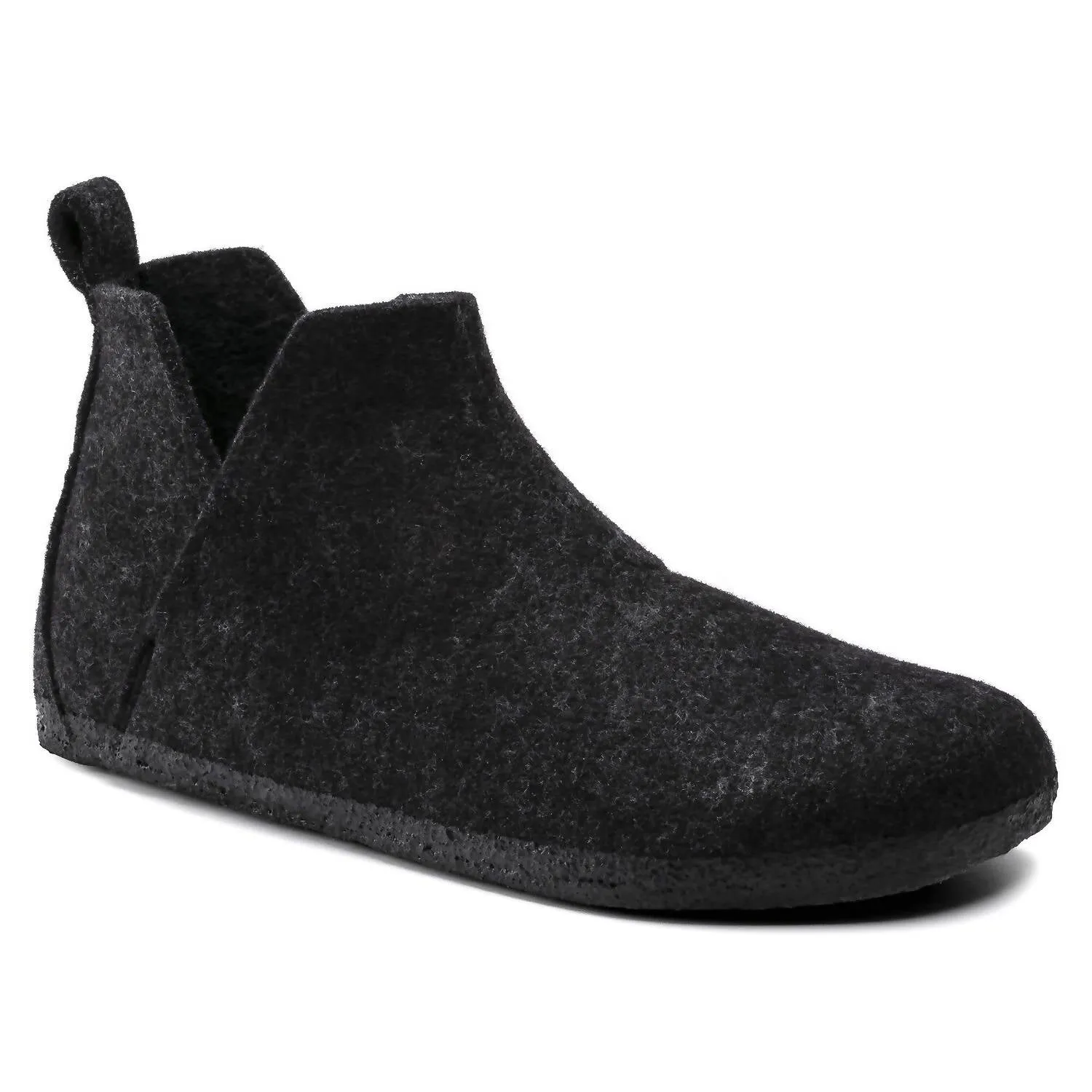 Unisex Andermatt Shearling Slipper Boot In Anthracite