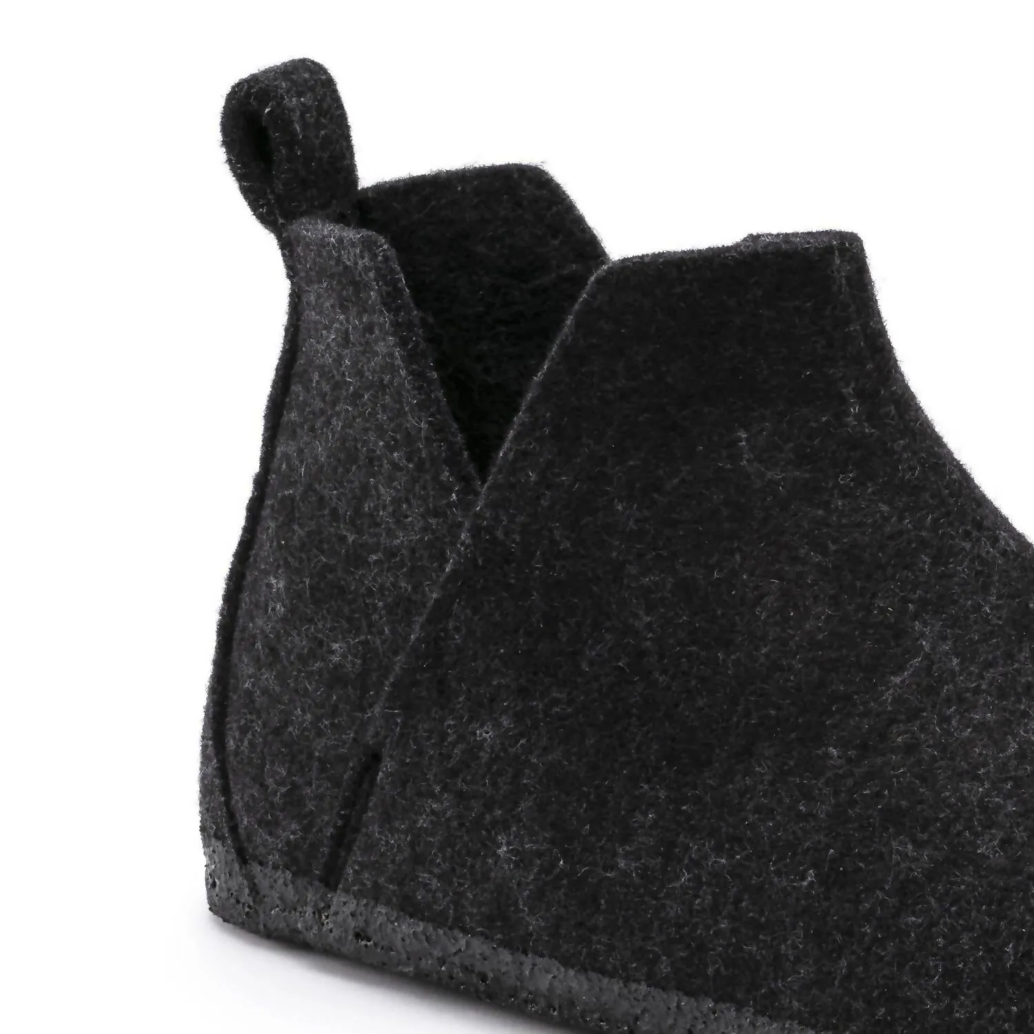 Unisex Andermatt Shearling Slipper Boot In Anthracite