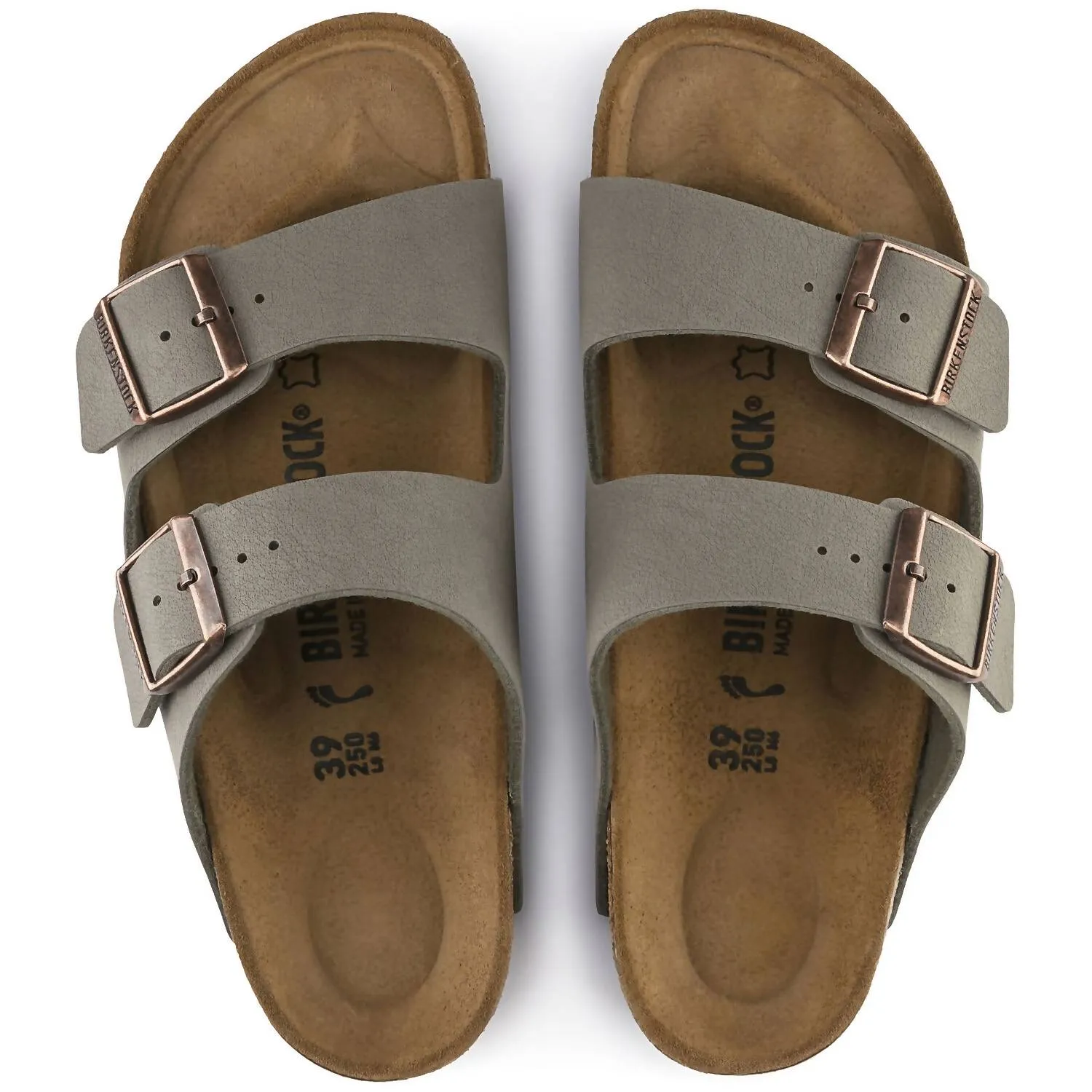 Unisex Arizona Birkibuc Sandal - Regular/wide Width In Stone