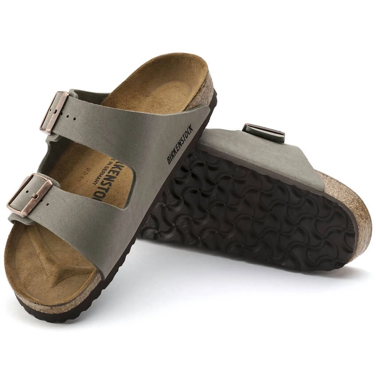 Unisex Arizona Birkibuc Sandal - Regular/wide Width In Stone
