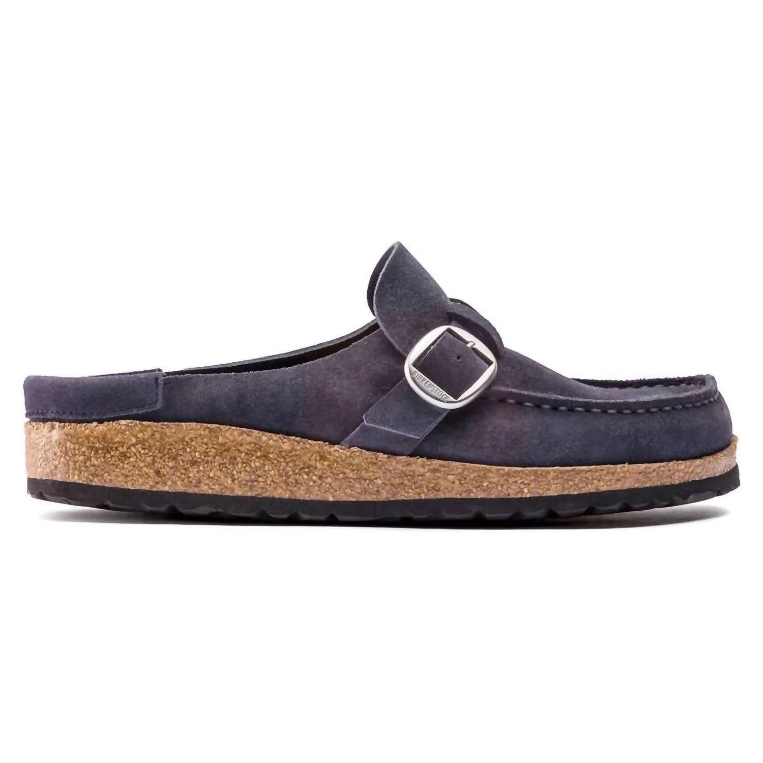 Unisex Buckley Suede Leather Sandal in Night