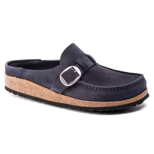 Unisex Buckley Suede Leather Sandal in Night