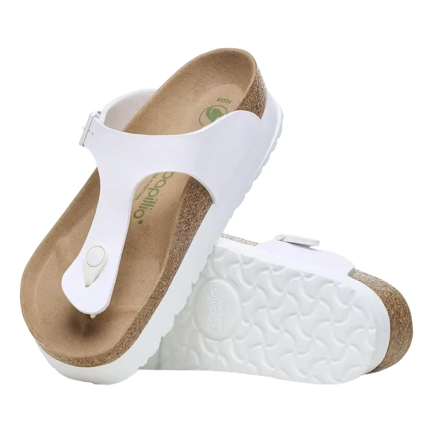 Unisex Gizeh Thong Sandals In White