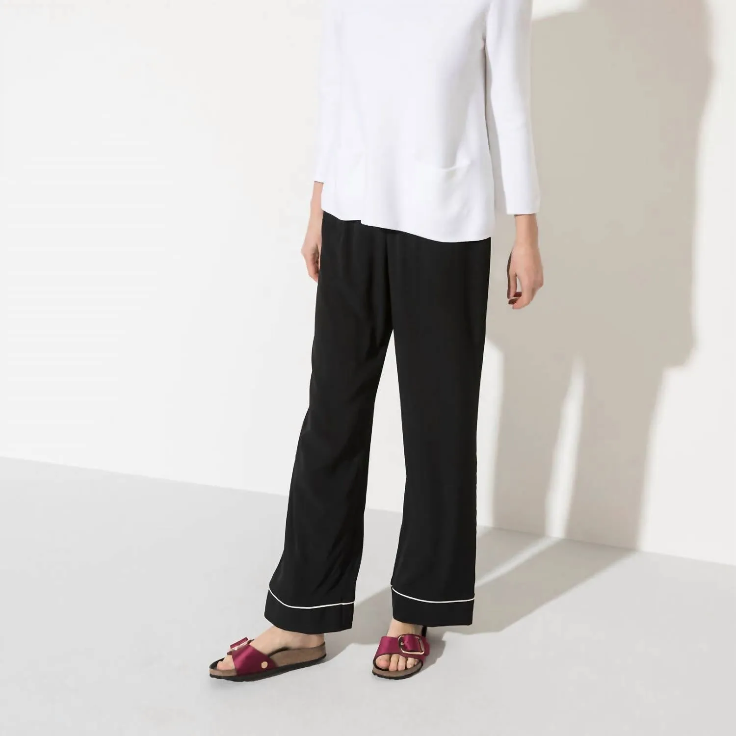 Unisex Madrid Big Buckle Sandal (Narrow) In Velvet Maroon