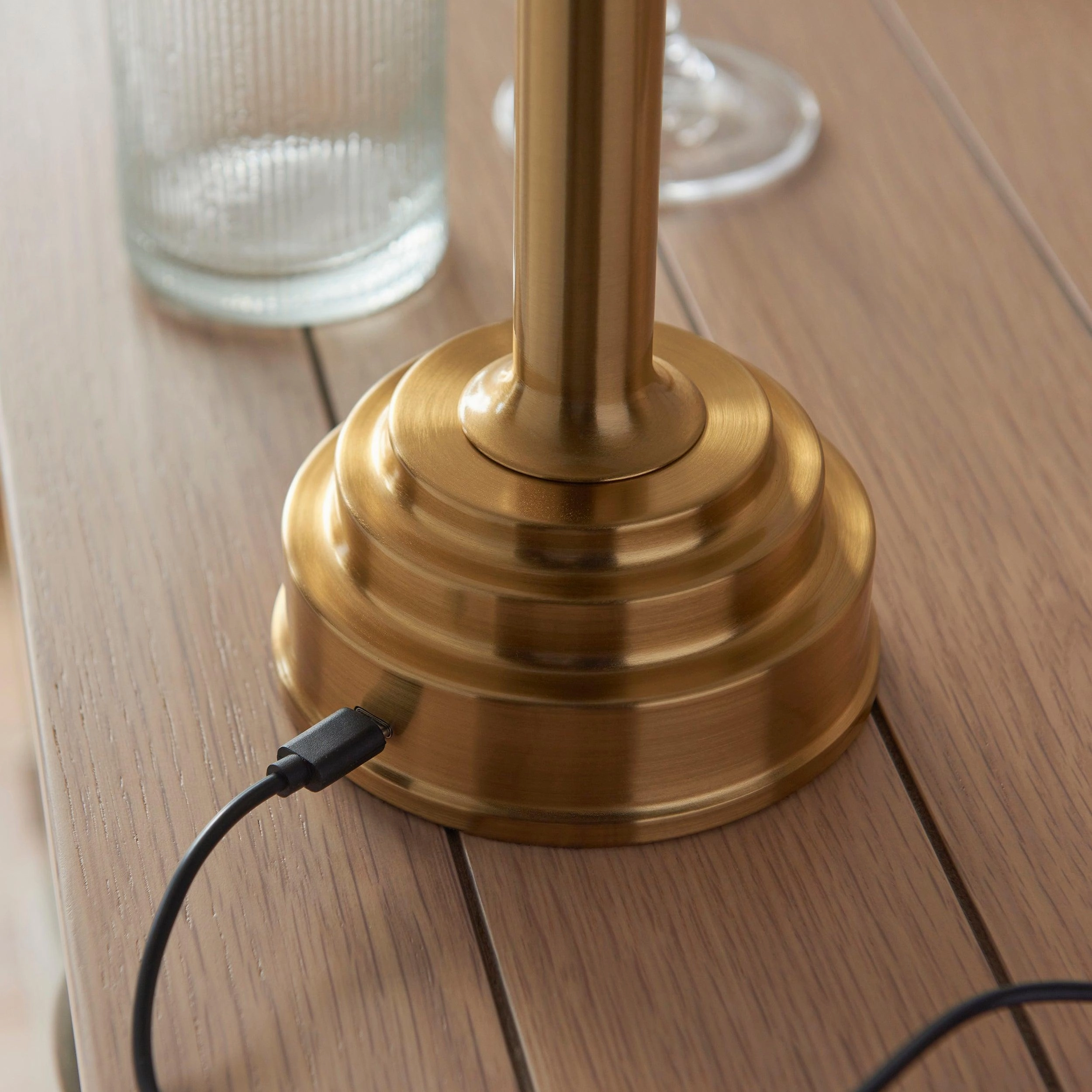 Upton Rechargeable Table Lamp Base