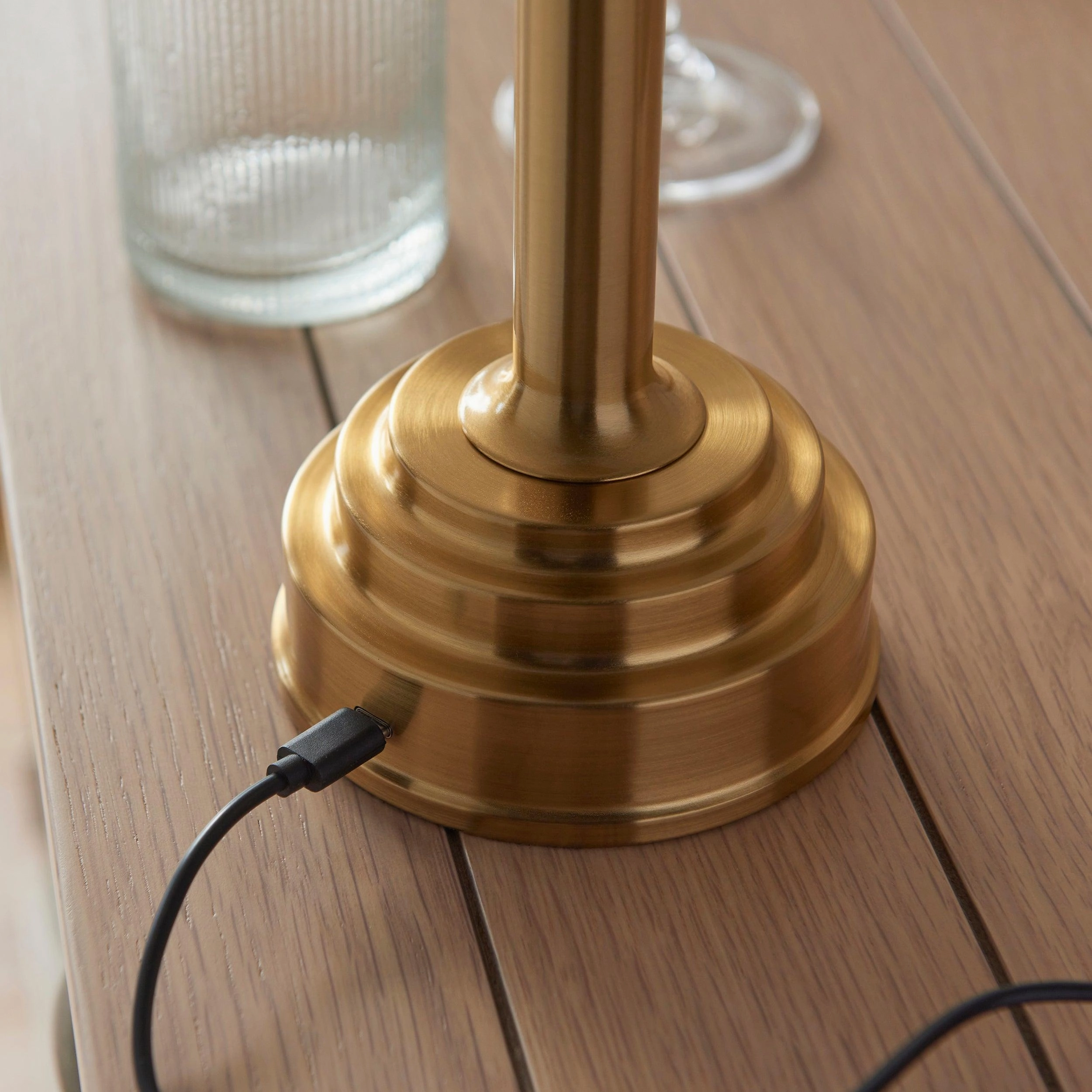 Upton Rechargeable Table Lamp Base - Open Box