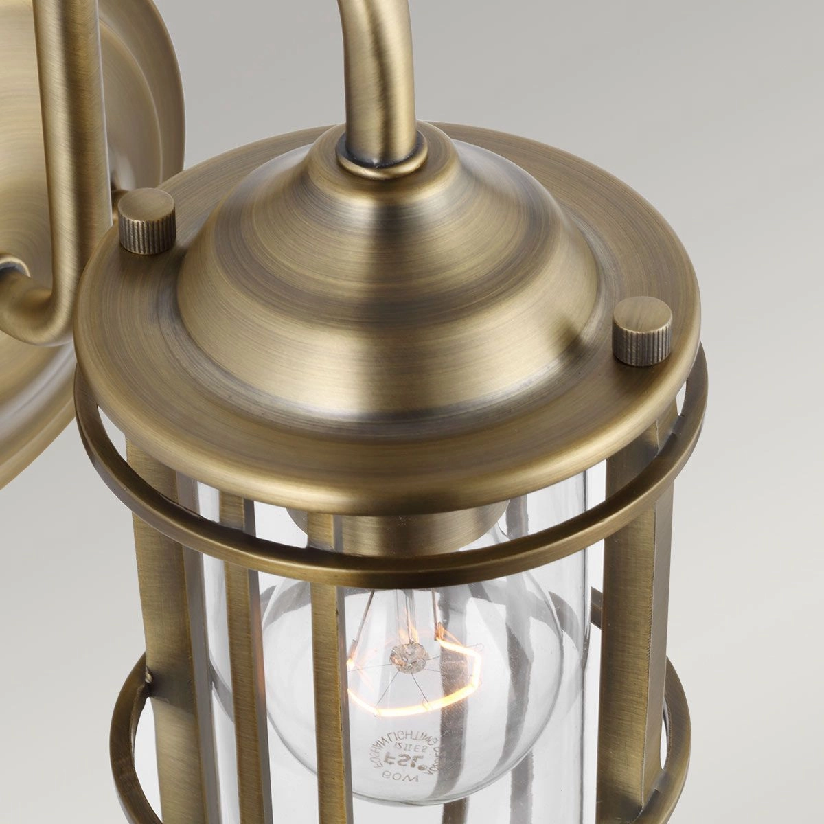 Urban Restoration 1 Light Brass Bathroom Wall Light
