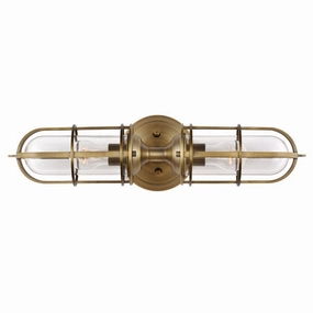 Urban Restoration 2 Light Brass Bathroom Wall Light vintage desk lamp