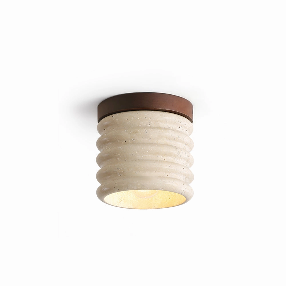 Vaarnii Travertine Ceiling Lamp recessed ceiling spot lamp