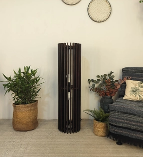 Ventus Duo Wooden Floor Lamp (BULB NOT INCLUDED) creative lampshade design