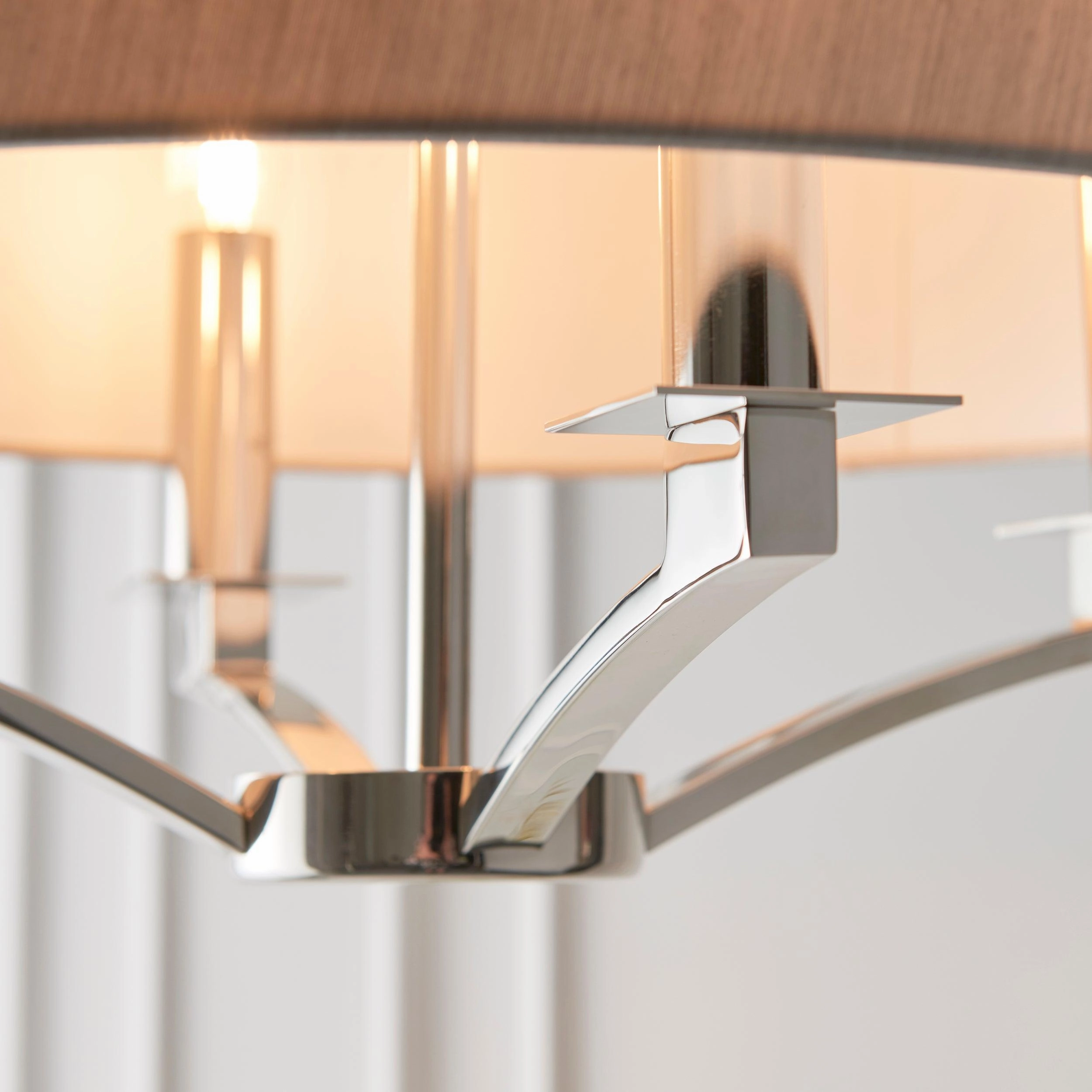 Vienna Polished Nickel 4 Light Ceiling Pendant Ceiling