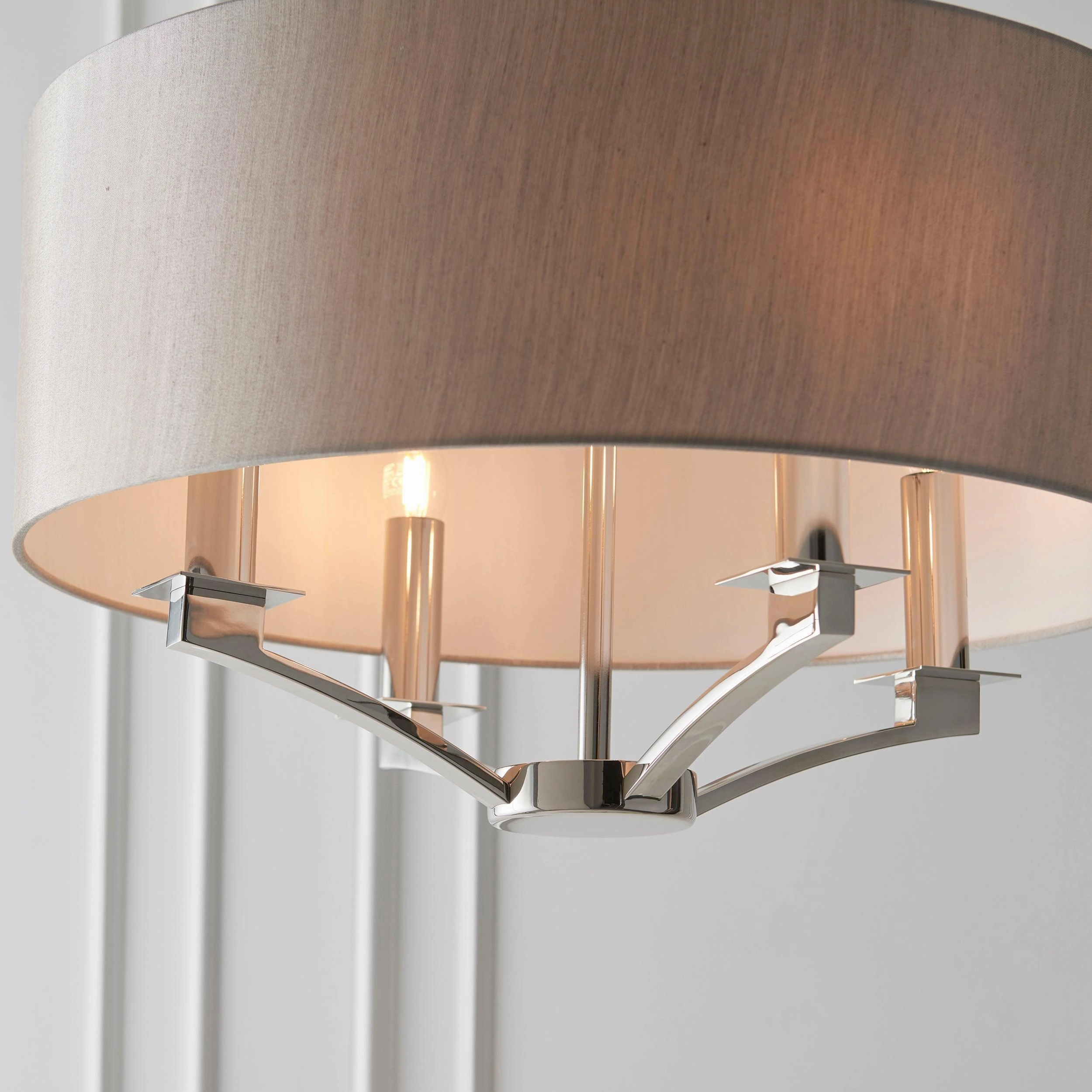 Vienna Polished Nickel 4 Light Ceiling Pendant Ceiling