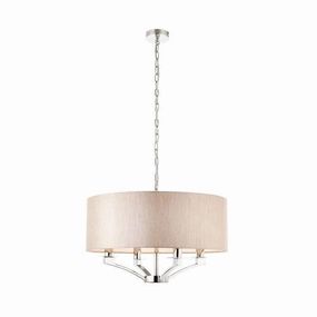 Vienna Polished Nickel 4 Light Ceiling Pendant Ceiling sleek LED ceiling lamp