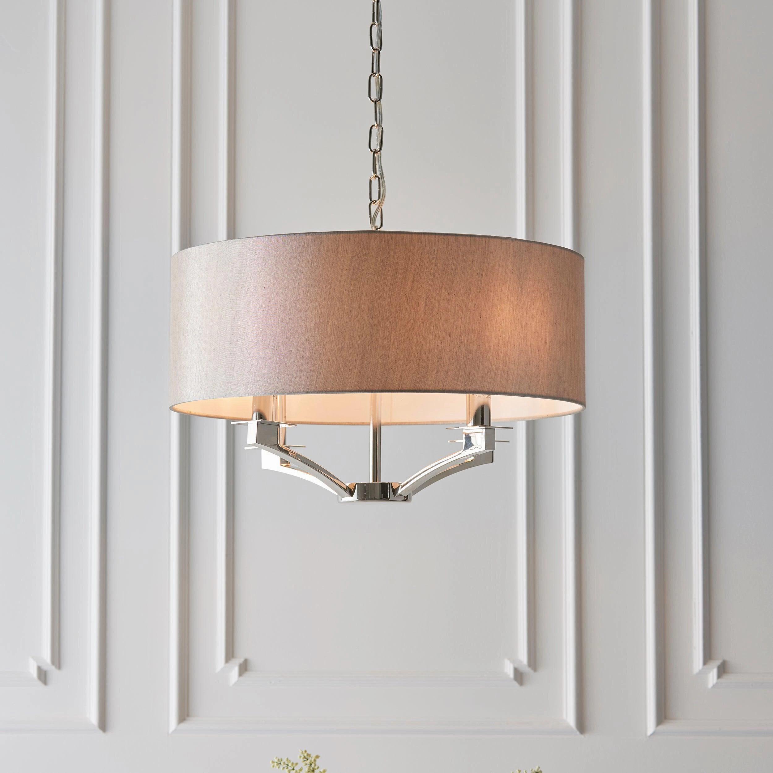 Vienna Polished Nickel 4 Light Ceiling Pendant Ceiling
