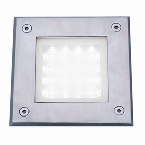 Walkover LED Outdoor Recessed Square Stainless Steel Light adjustable floor standing lamp