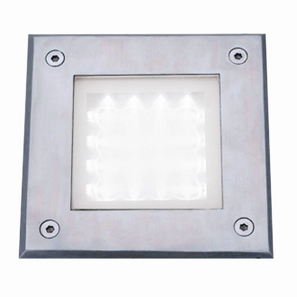 Walkover LED Outdoor Recessed Square Stainless Steel Light adjustable floor standing lamp