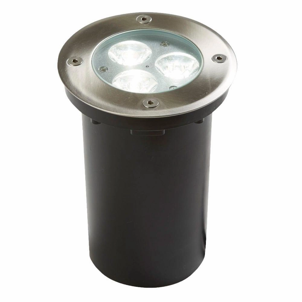 Walkover LED Outdoor Recessed Stainless Steel Light adjustable floor standing lamp