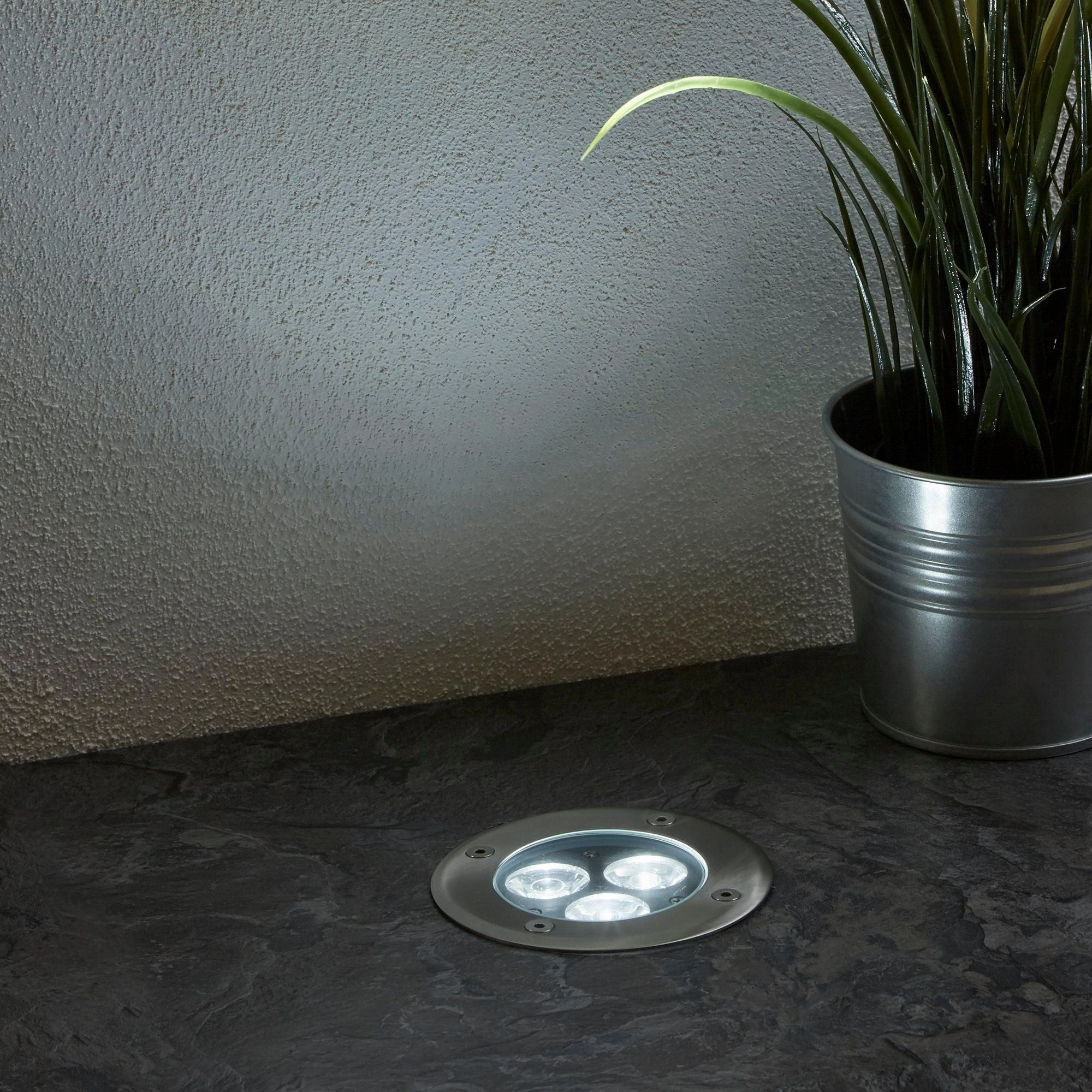 Walkover LED Outdoor Recessed Stainless Steel Light