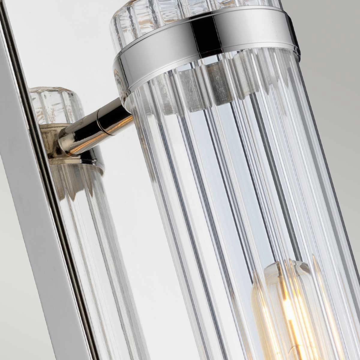 Wellington 1 Light Polished Chrome Bathroom Wall Light