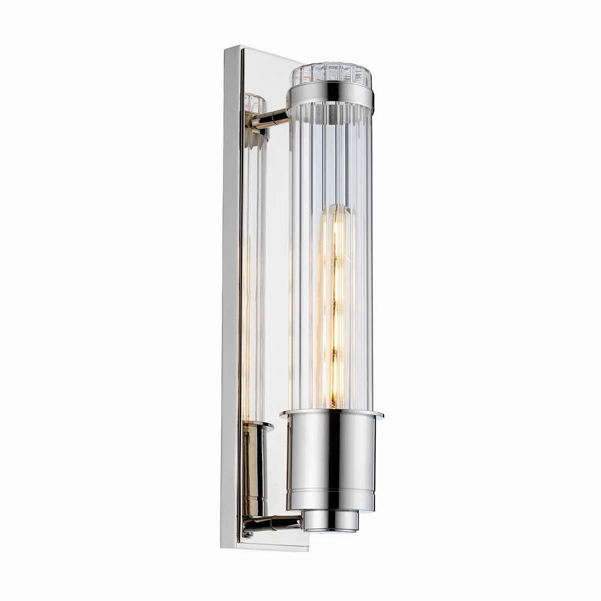 Wellington 1 Light Polished Chrome Bathroom Wall Light