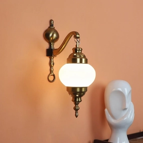White And Gold Aluminium Single  Wall Lights decorative ceiling fixture