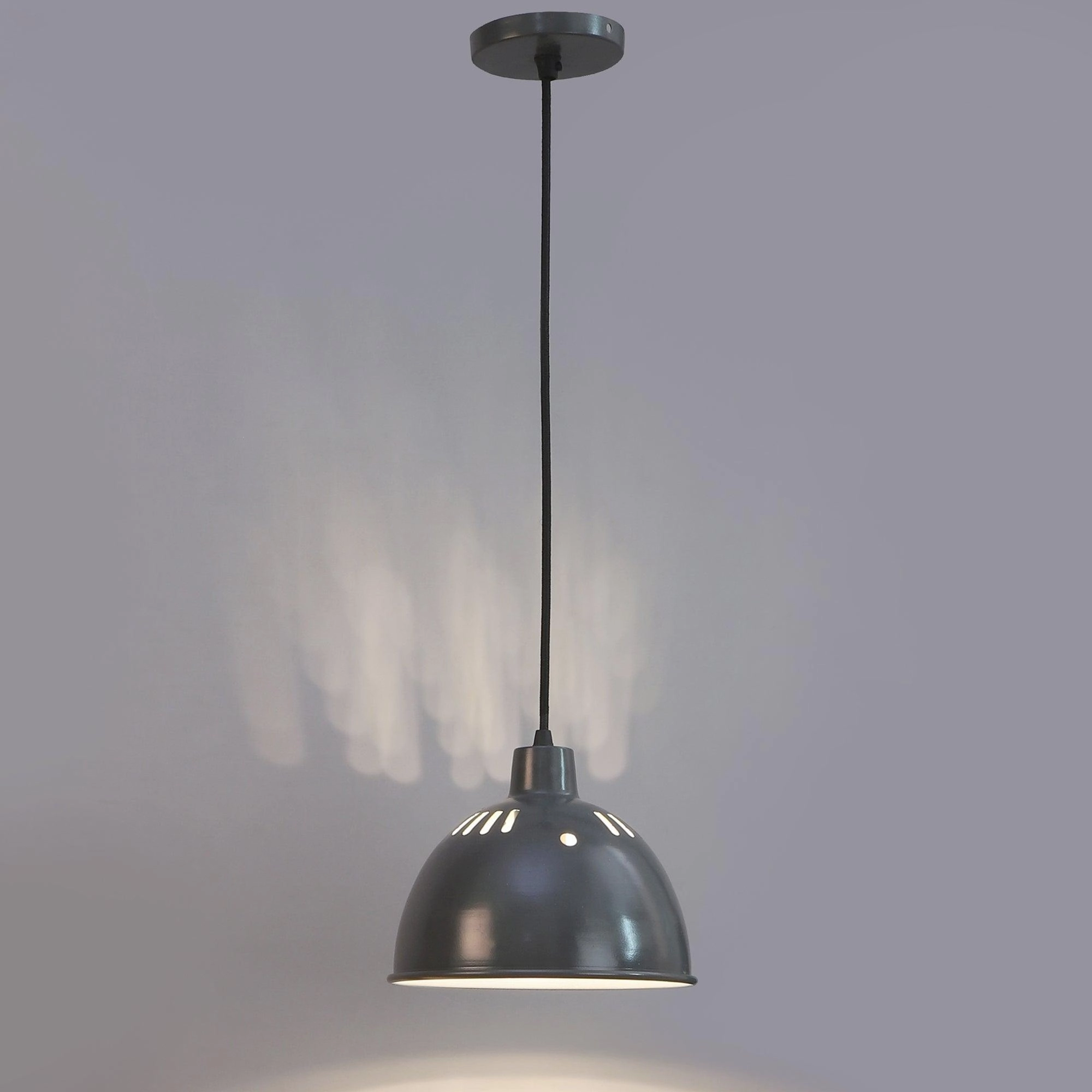 White Grey Metal Hanging Light by SS Lightings