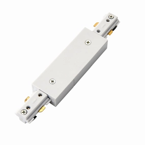 White Track Central Connector weatherproof garden light
