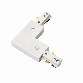 White Track l connector weatherproof garden light