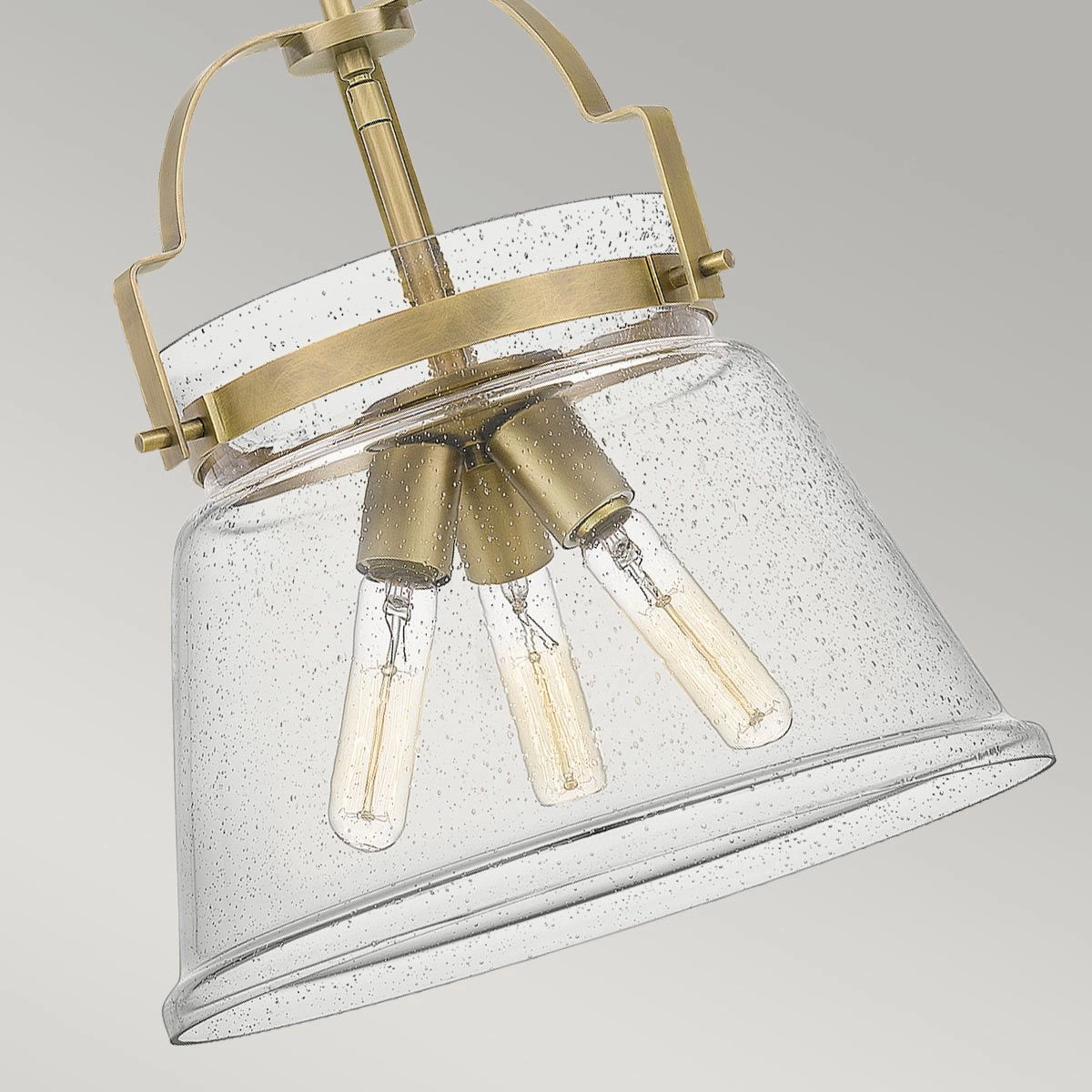 Wimberley 3 Light Brass Pendant Light